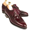 Hot Carmina CORDOVAN BLUCHER FEMME PELLE VEGA BORDEAUX | BURGUNDY
