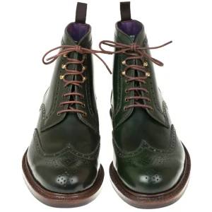 Discount Carmina CORDOVAN BOOTS 80277 LLUBI GREEN