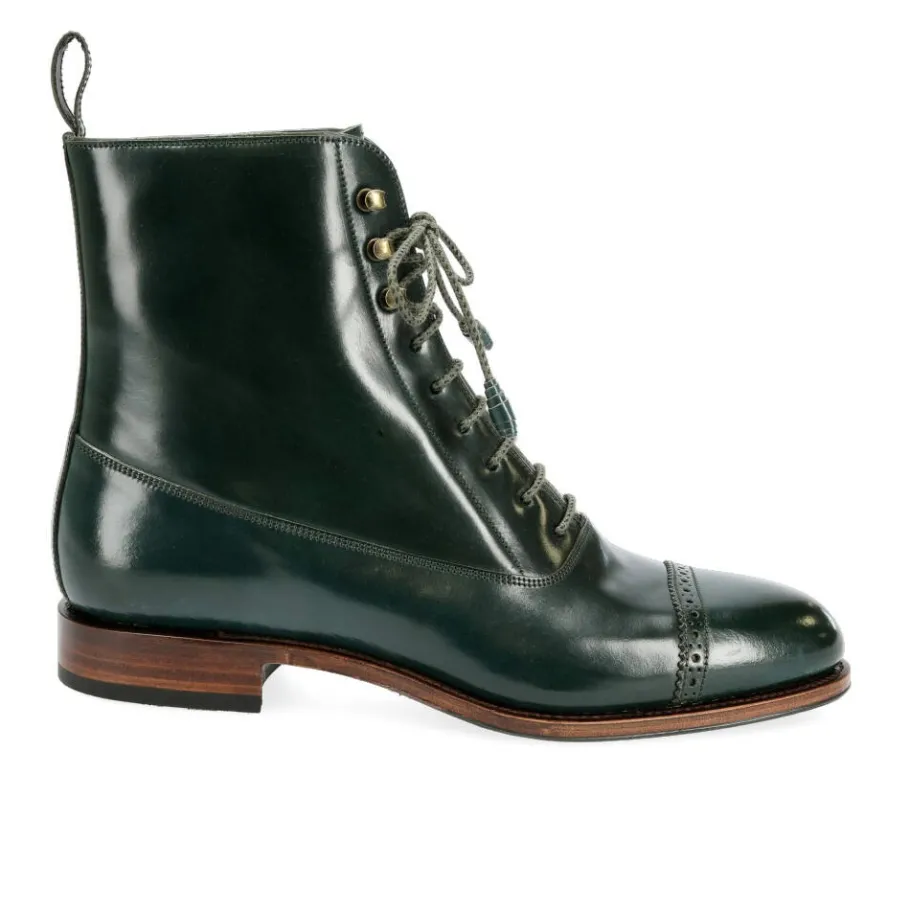 cordovan_bottines_femme__madison_2.webp Sale Carmina CORDOVAN BOTTINES FEMME 1573 MADISON GREEN