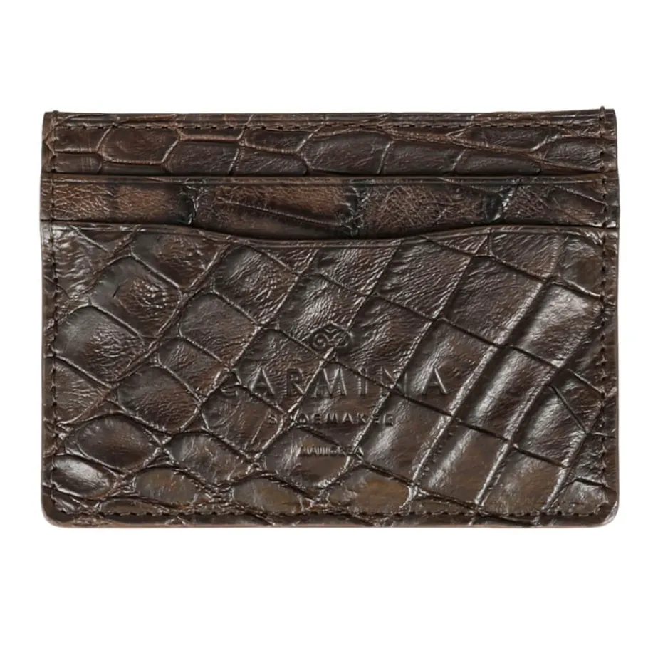 crocodile_card_holder_in_brown_0.webp Cheap Carmina CROCODILE CARD HOLDER IN BROWN