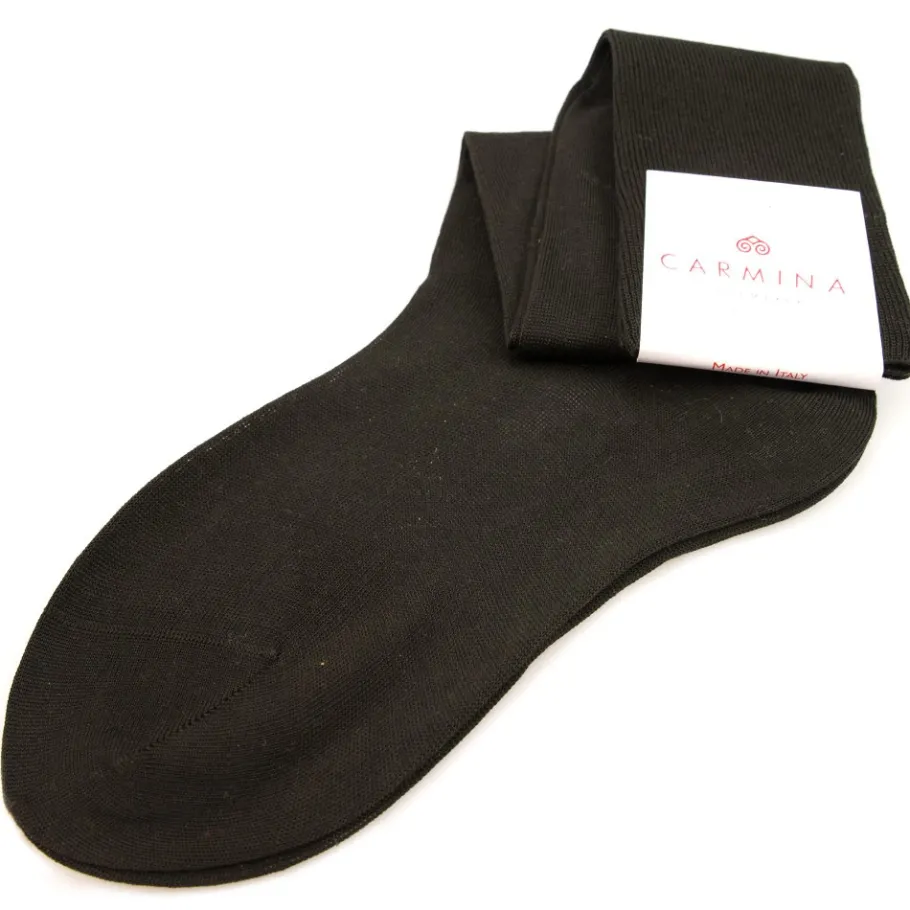 dark_brown_socks__carmina_shoemaker_0.webp Discount Carmina DARK SOCKS | SHOEMAKER BROWN