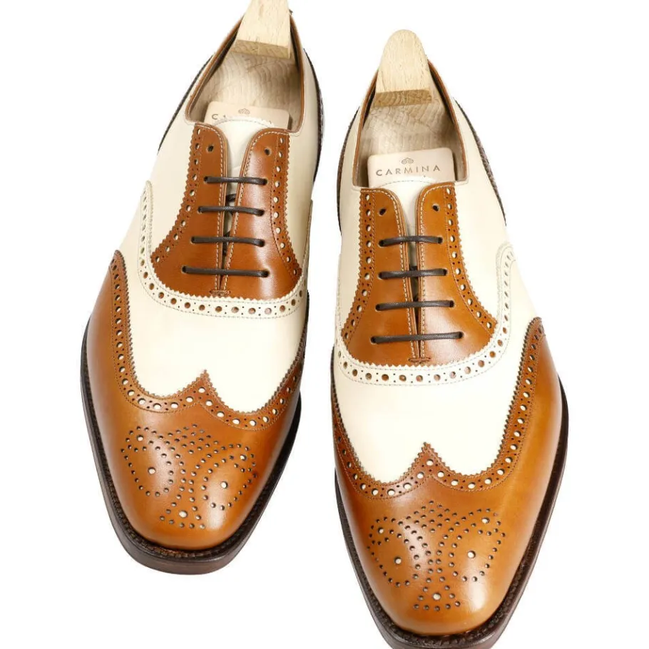 derbies__bout_fleuri__rain_3.webp Shop Carmina DERBIES À BOUT FLEURI 922 RAIN TANNED/BONE