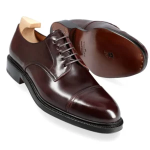 Cheap Carmina DERBY CORDOVAN BORDEAUX | BURGUNDY
