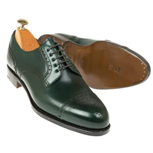Cheap Carmina DERBY CORDOVAN VERT | GREEN