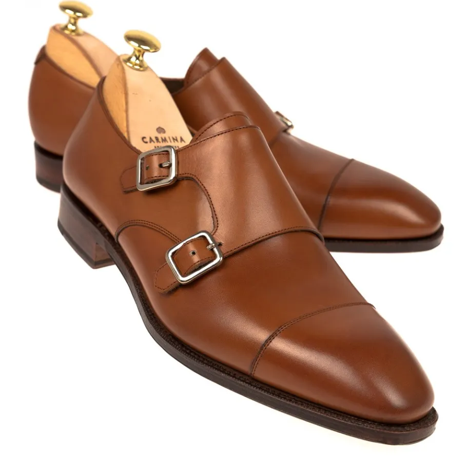 double_monk_strap__simpson_0.webp Best Sale Carmina DOUBLE MONK STRAP 10003 SIMPSON TANNED