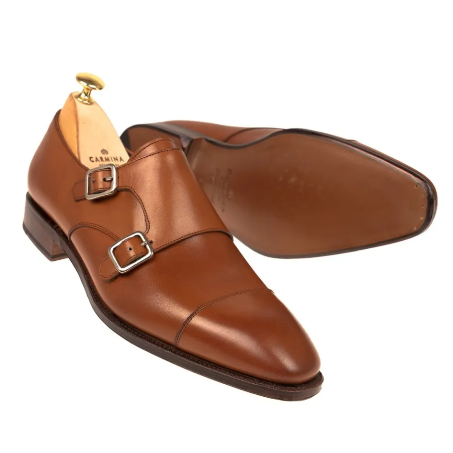 double_monk_strap__simpson_1.webp Best Sale Carmina DOUBLE MONK STRAP 10003 SIMPSON TANNED