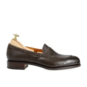 New Carmina FEMME PENNY LOAFERS PHYTON MARRON | BROWN