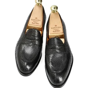 Flash Sale Carmina FEMME PENNY LOAFERS PHYTON NOIR | BLACK