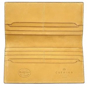 Online Carmina GRAND PORTEFEUILLE POUR HOMME CORDOVAN BURGUNDY