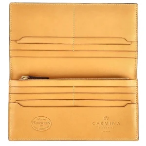 Cheap Carmina GRAND PORTEFEUILLE POUR HOMME CORDOVAN BOURBON