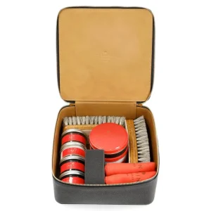 Hot Carmina KIT D'ENTRETIEN DE CHAUSSURES DE LUXE POUR CUIR CORDOVAN BLEU MARINE