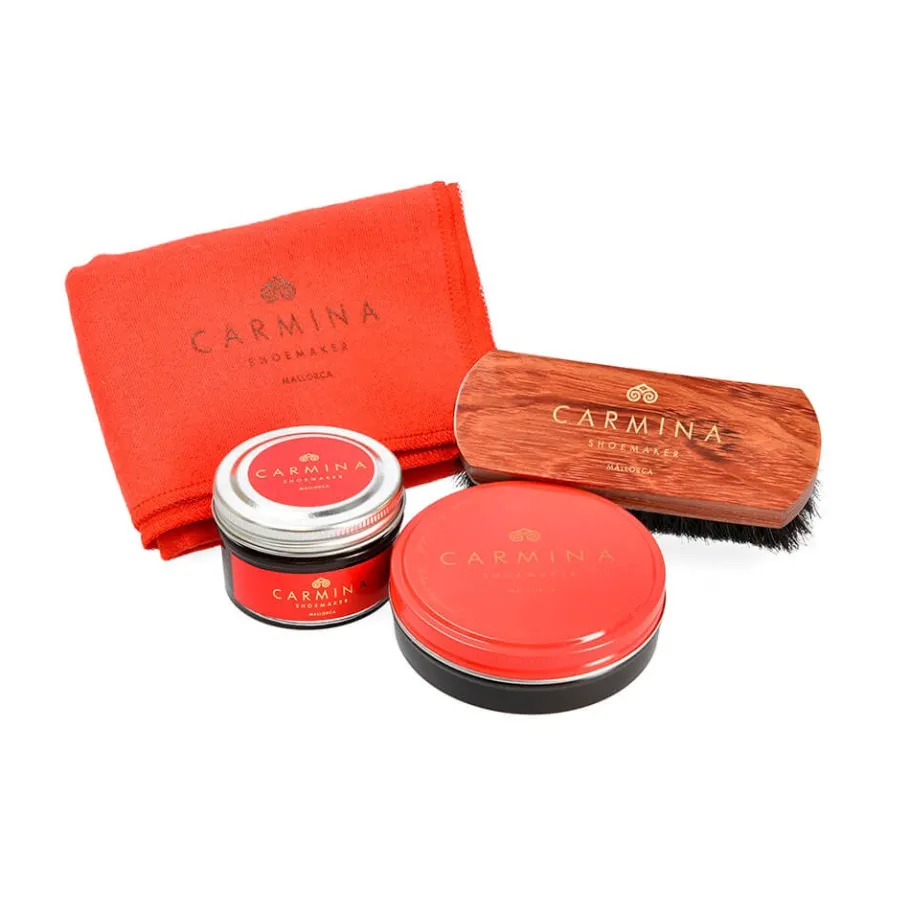 kit_dentretien_des_chaussures_essentiel_marron_2.webp Fashion Carmina KIT D'ENTRETIEN DES CHAUSSURES ESSENTIEL MARRON BROWN