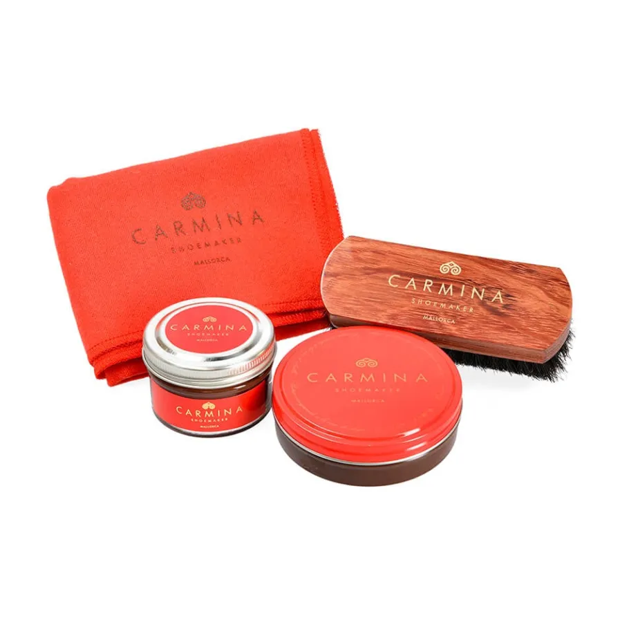 kit_dentretien_des_chaussures_essentiel_marron_vegano_2.webp Cheap Carmina KIT D'ENTRETIEN DES CHAUSSURES ESSENTIEL MARRON VEGANO BROWN
