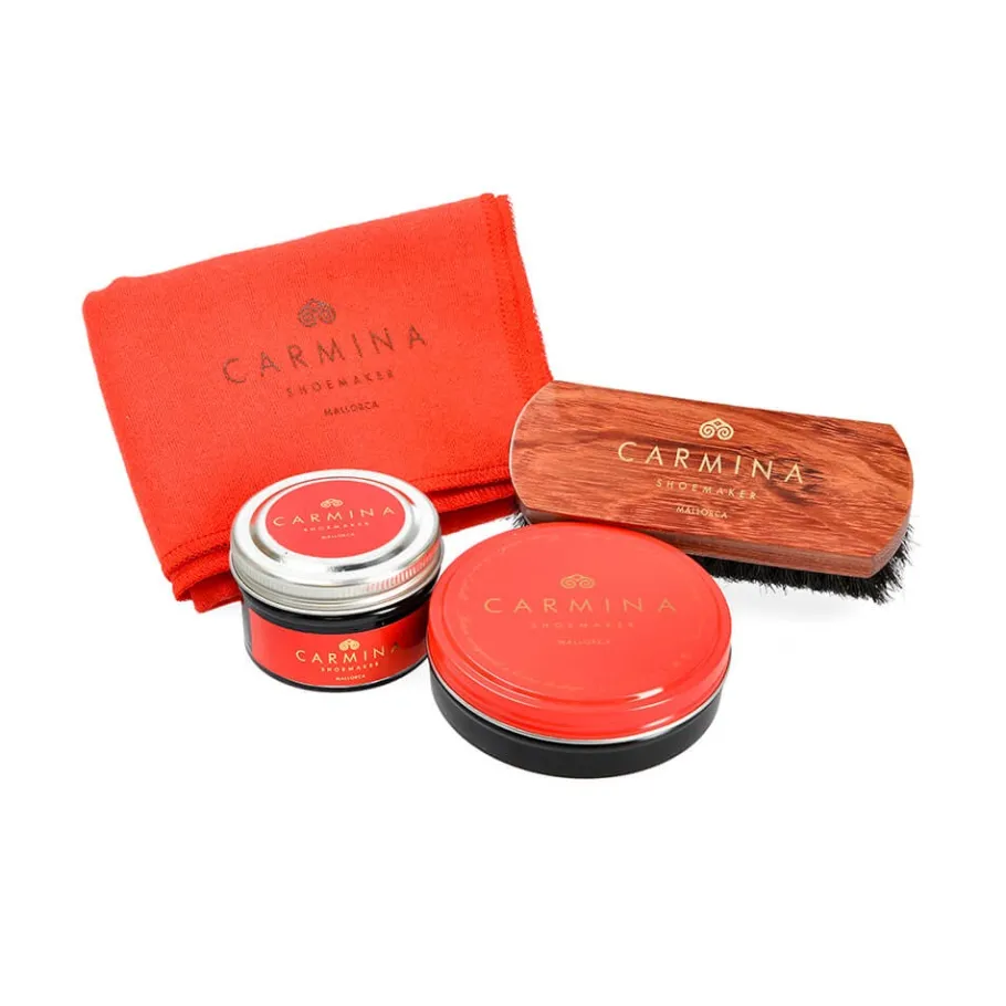 kit_dentretien_des_chaussures_essentiel_noires_2.webp Best Sale Carmina KIT D'ENTRETIEN DES CHAUSSURES ESSENTIEL NOIRES BLACK