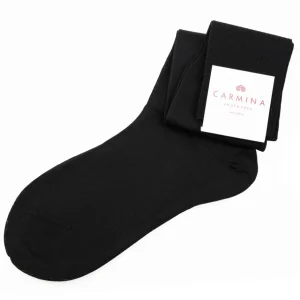 Store Carmina Men's Black Dress Socks |