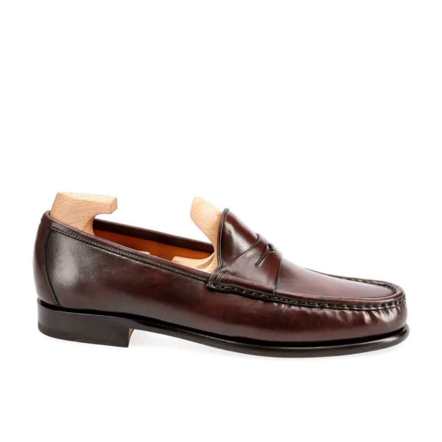 mocassin_cordovan_bordeaux__carmina_2.webp Store Carmina MOCASSIN CORDOVAN BORDEAUX | BURGUNDY