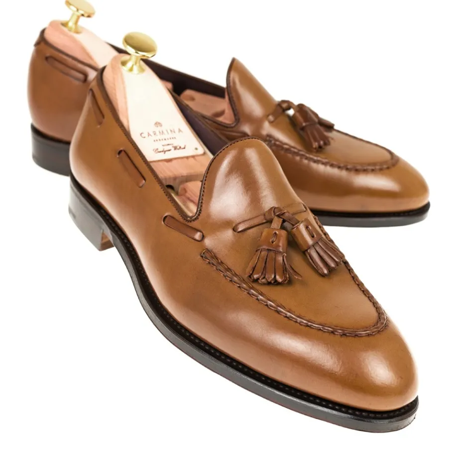 mocassin_cordovan_bourbon__carmina_0.webp Outlet Carmina MOCASSIN CORDOVAN | BOURBON