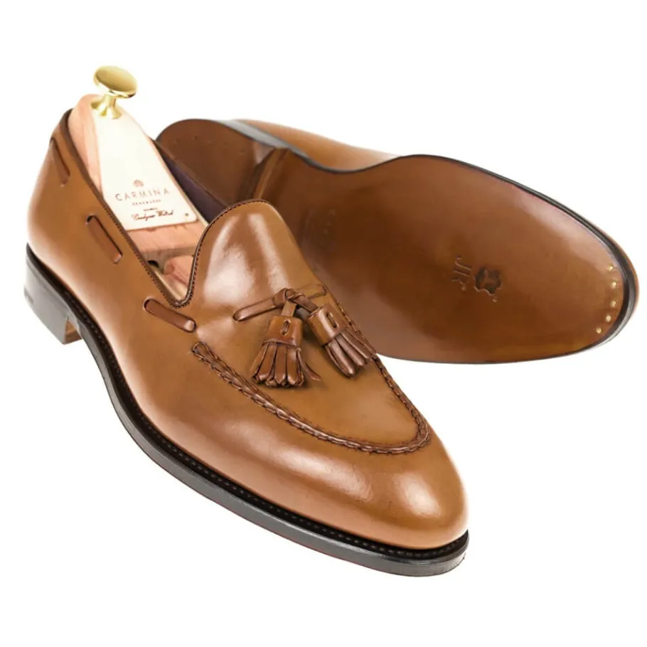 mocassin_cordovan_bourbon__carmina_1.webp Outlet Carmina MOCASSIN CORDOVAN | BOURBON