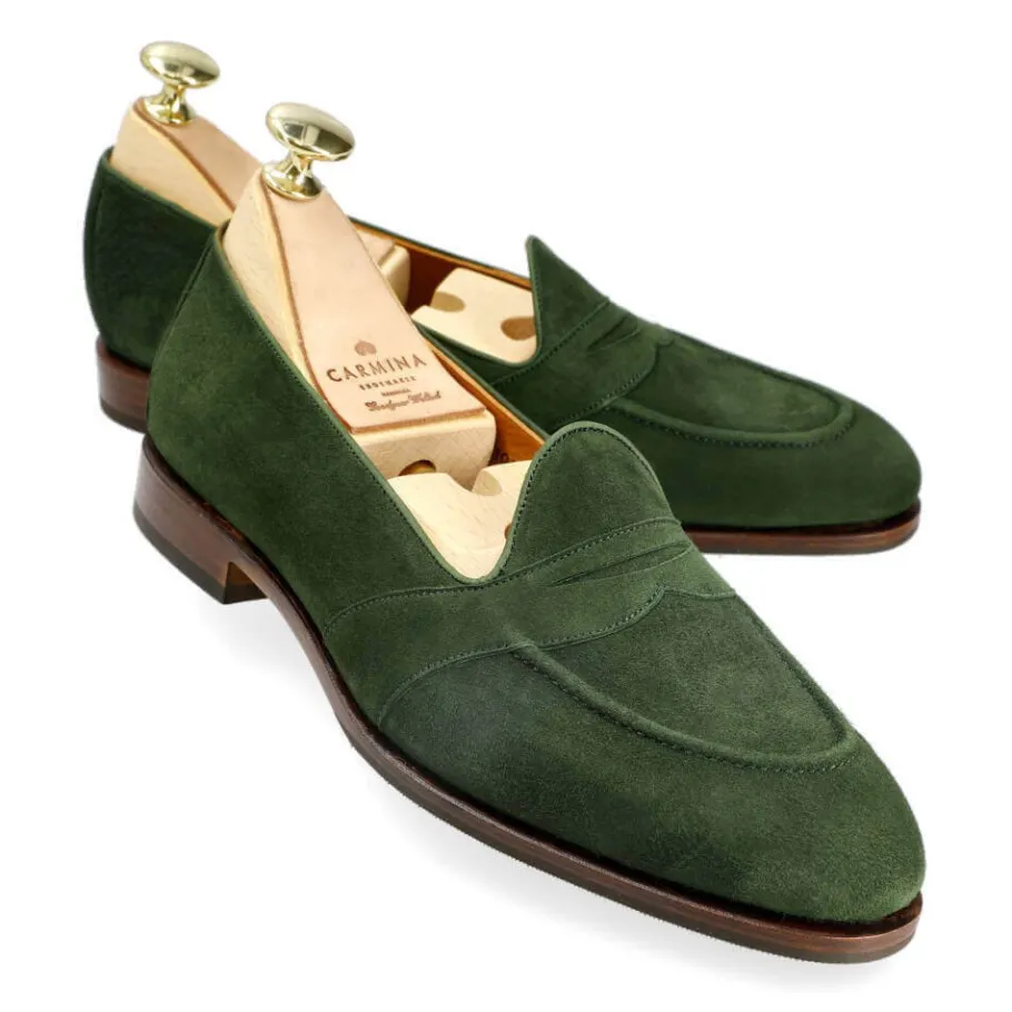 mocassins__bride_femme__drac_0.webp Online Carmina MOCASSINS À BRIDE FEMME 1861 DRAC MOSS