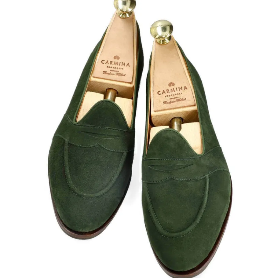 mocassins__bride_femme__drac_3.webp Online Carmina MOCASSINS À BRIDE FEMME 1861 DRAC MOSS