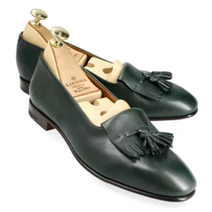 Best Sale Carmina MOCASSINS À GLAND FEMMES VERT RUSTICALF | GREEN