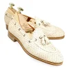 Flash Sale Carmina MOCASSINS À GLANDS FEMMES TRESSÉS NATUREL | NATURAL