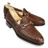 Clearance Carmina MOCASSINS À MORS TRESSÉS MARRON | BROWN