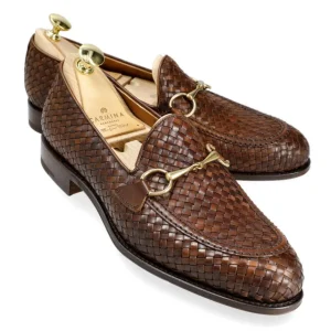 Clearance Carmina MOCASSINS À MORS TRESSÉS MARRON | BROWN
