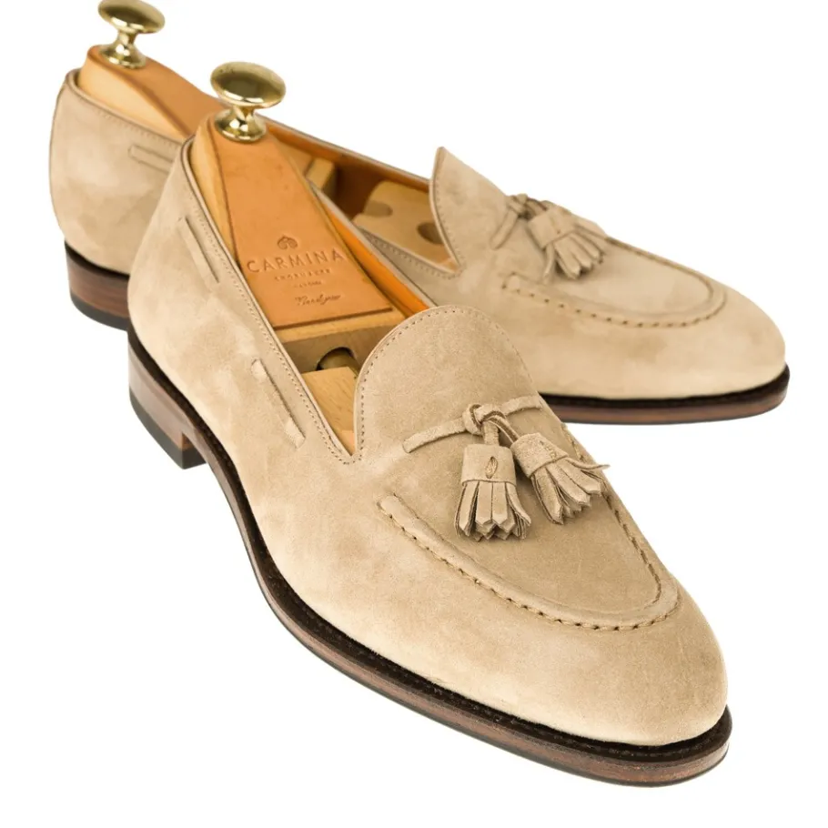 mocassins__pampilles__drac_0.webp Flash Sale Carmina MOCASSINS À PAMPILLES 1640 DRAC CAMEL