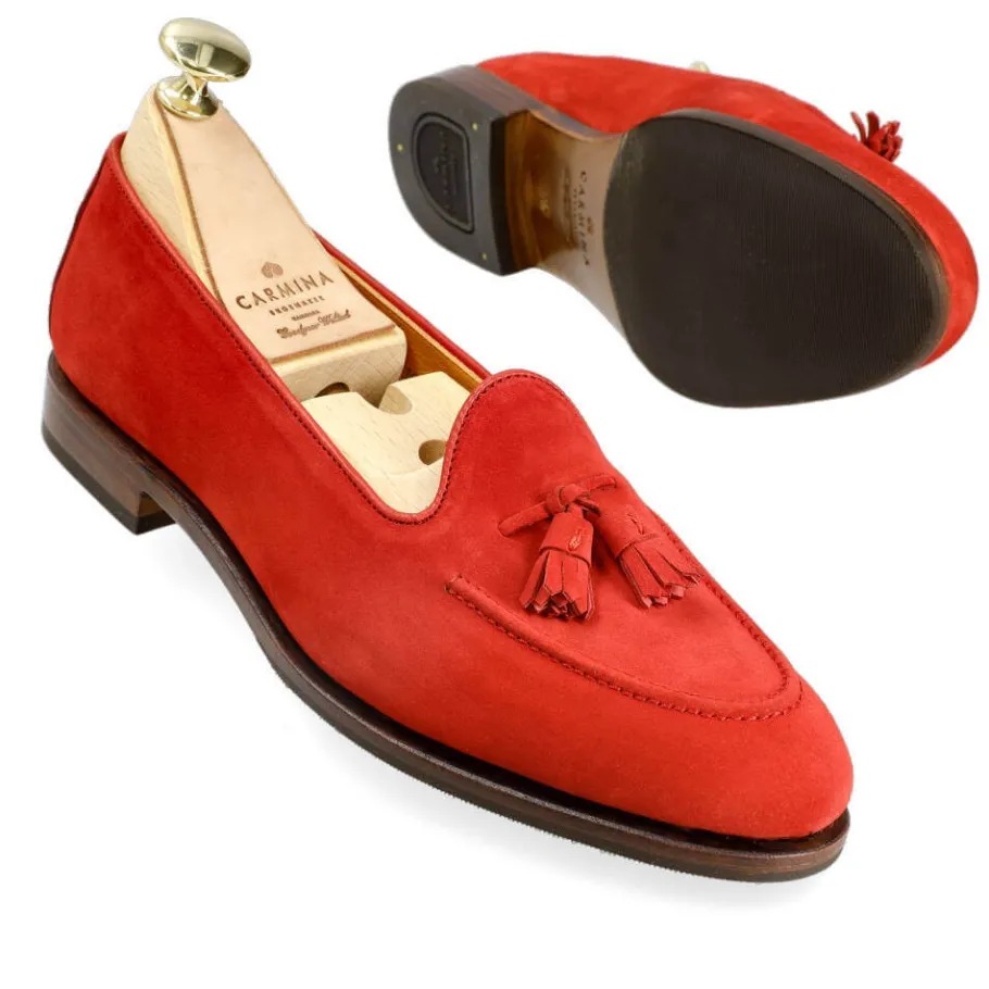 mocassins__pampilles_femme__drac_1-1.webp Cheap Carmina MOCASSINS À PAMPILLES FEMME 1842 DRAC RED