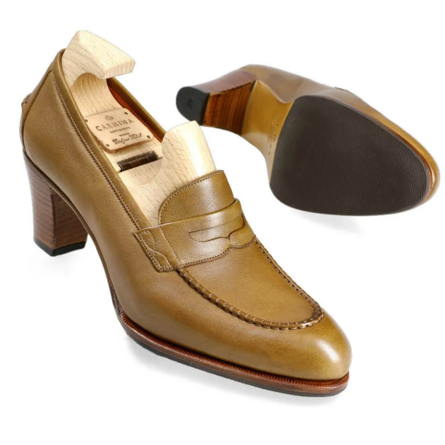 mocassins__talon_en_cuir_rusticalf__carmina_1.webp Cheap Carmina MOCASSINS À TALON EN CUIR RUSTICALF | DAKARTAN
