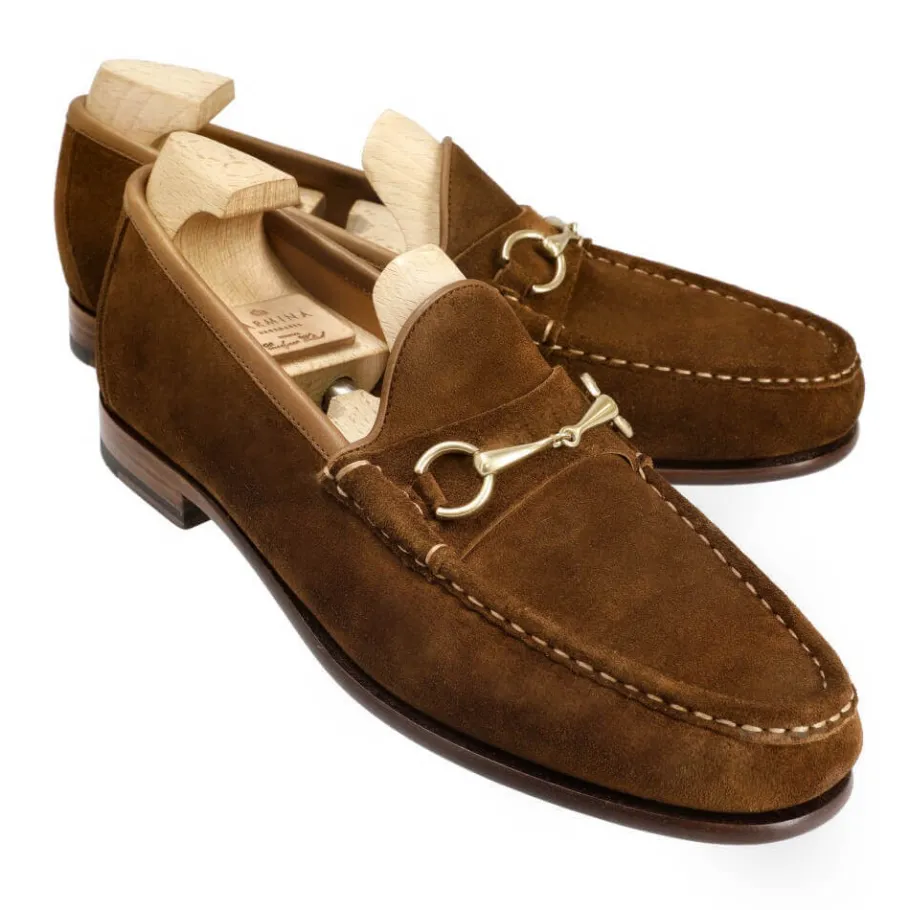 mocassins_a_boucle_daim_snuff__carmina_0.webp Hot Carmina MOCASSINS A BOUCLE DAIM | SNUFF