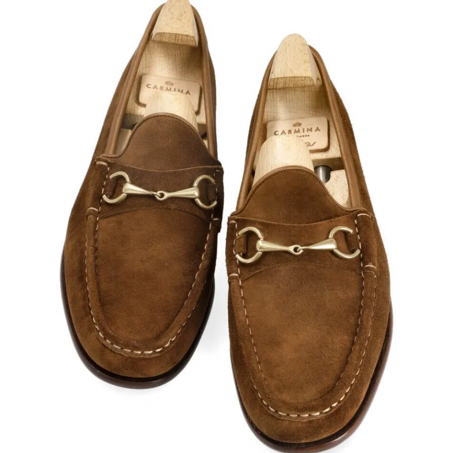 mocassins_a_boucle_daim_snuff__carmina_3.webp Hot Carmina MOCASSINS A BOUCLE DAIM | SNUFF