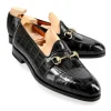 Fashion Carmina MOCASSINS A BOUCLE FEMME ALLIGATOR NOIR | BLACK