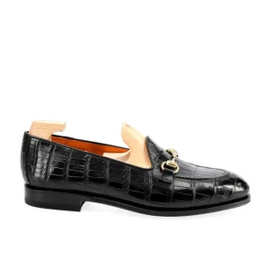Fashion Carmina MOCASSINS A BOUCLE FEMME ALLIGATOR NOIR | BLACK