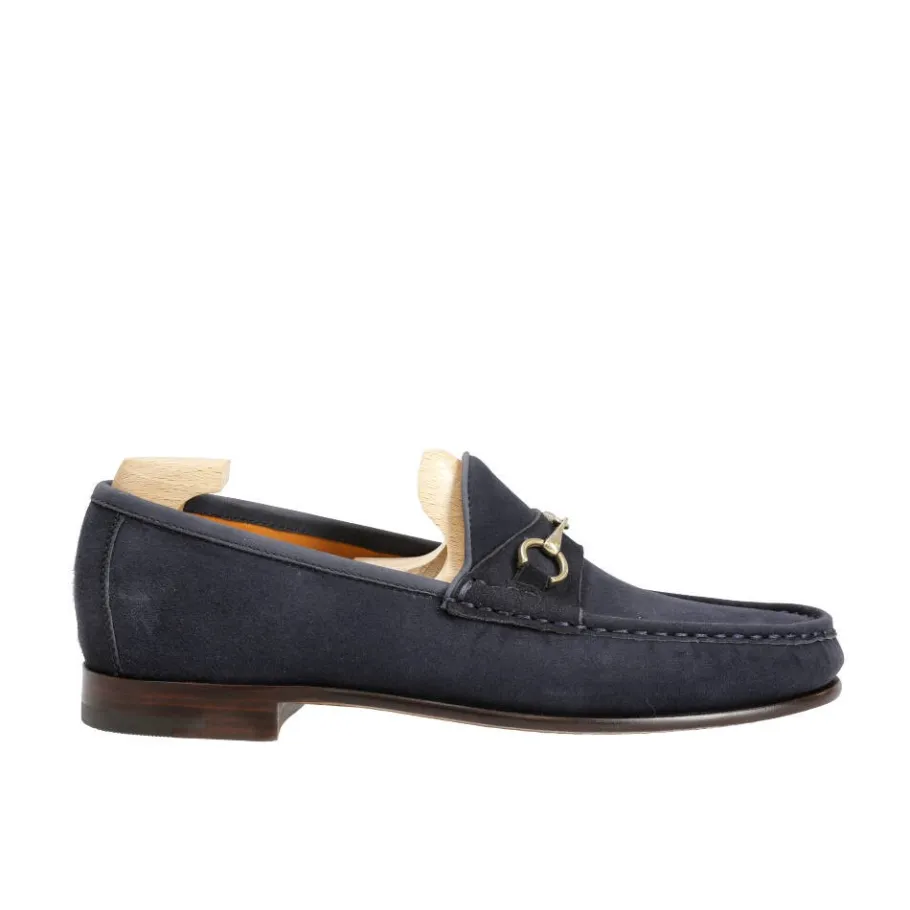 mocassins_a_boucle_femme_daim_marine_carmina_2.webp New Carmina MOCASSINS A BOUCLE FEMME DAIM MARINE | NAVY