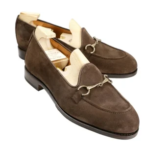 Store Carmina MOCASSINS A BOUCLE FEMME DAIM MARRON | BROWN