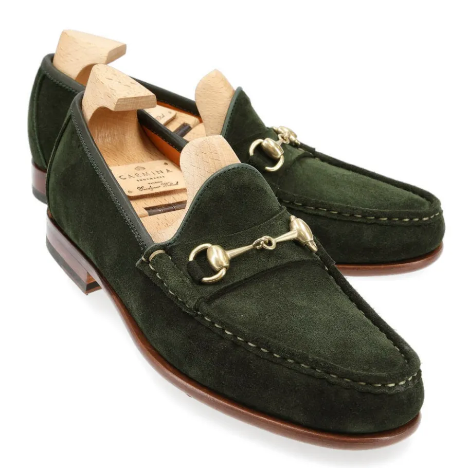 mocassins_a_boucle_femme_daim_vert_mousse__carmina_0.webp Sale Carmina MOCASSINS A BOUCLE FEMME DAIM VERT MOUSSE | MOSS