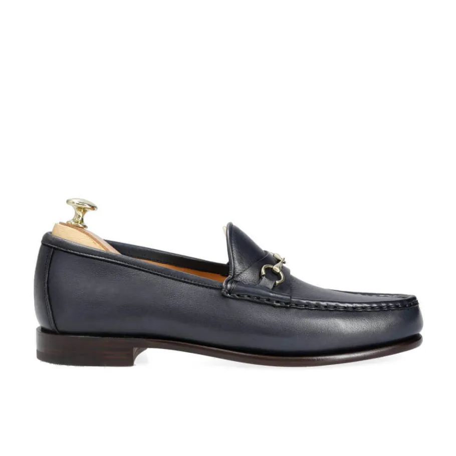 mocassins_a_boucle_rusticalf_blue_marine__carmina_2.webp Outlet Carmina MOCASSINS A BOUCLE RUSTICALF BLUE MARINE | NAVY