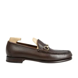 Shop Carmina MOCASSINS A BOUCLE RUSTICALF MARRON | BROWN