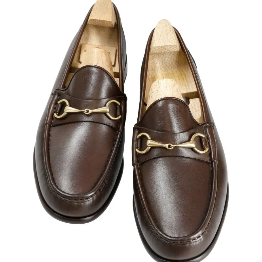 mocassins_a_boucle_rusticalf_marron__carmina_3.webp Shop Carmina MOCASSINS A BOUCLE RUSTICALF MARRON | BROWN