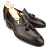 Store Carmina MOCASSINS A GLAND LEZARD MARRON |