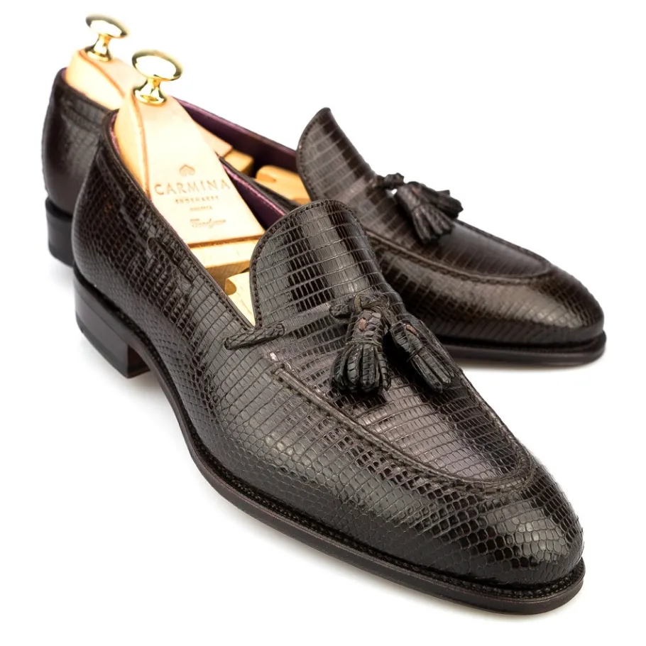 mocassins_a_gland_lezard_marron__carmina_0.webp Store Carmina MOCASSINS A GLAND LEZARD MARRON |