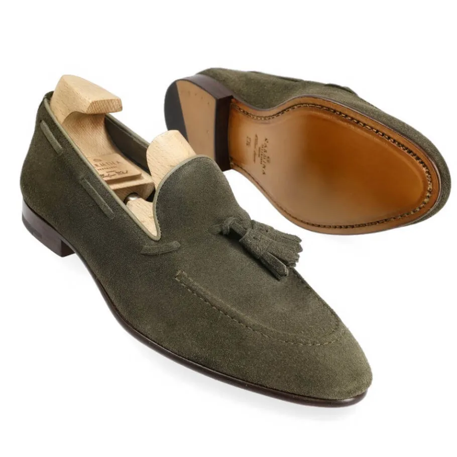 mocassins_a_gland_loden_daim__carmina_1.webp Flash Sale Carmina MOCASSINS A GLAND DAIM | LODEN