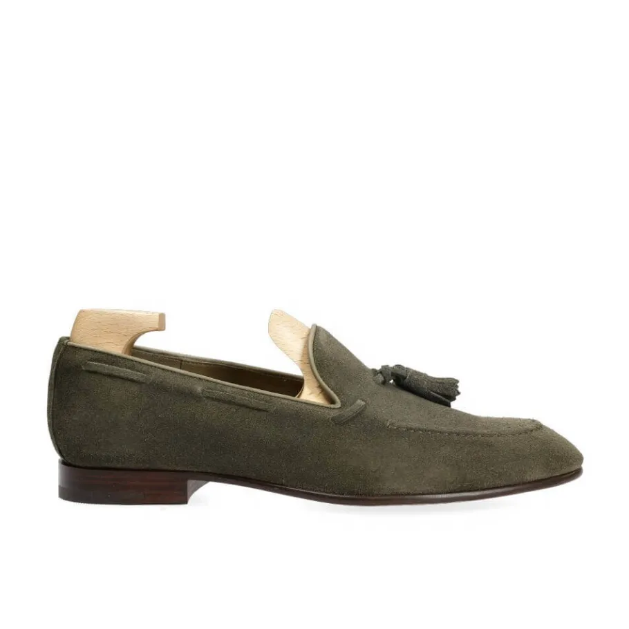 mocassins_a_gland_loden_daim__carmina_2.webp Flash Sale Carmina MOCASSINS A GLAND DAIM | LODEN