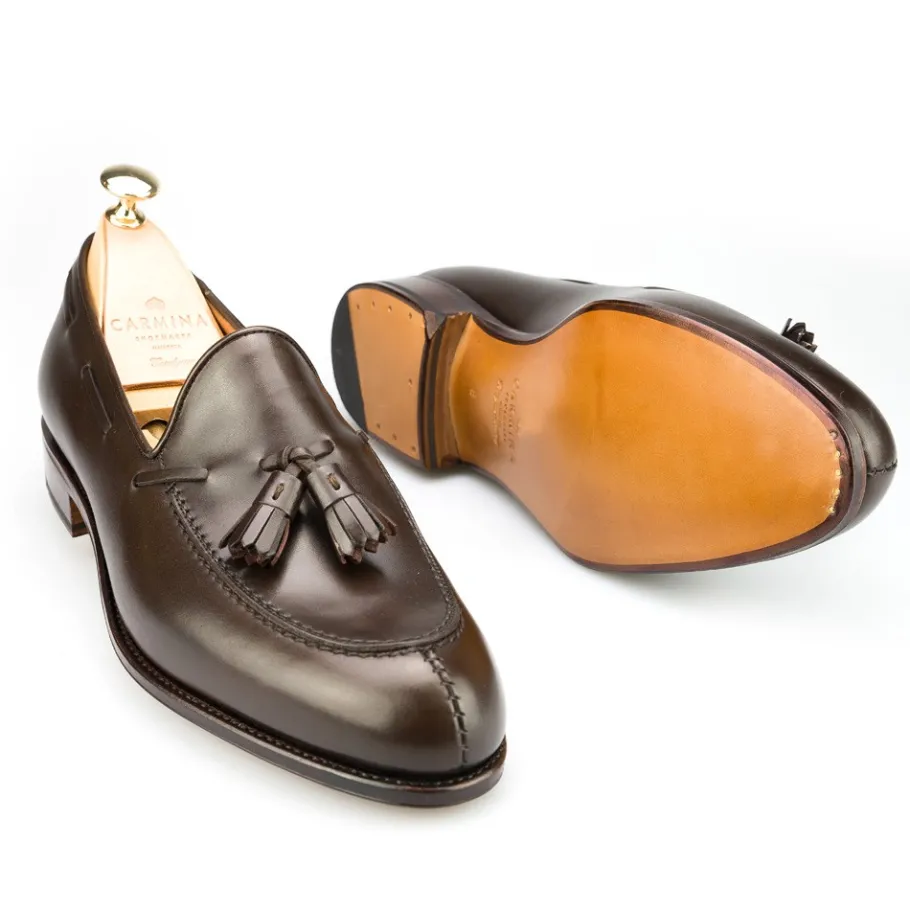 mocassins_a_gland_marron_boxcalf__carmina_1.webp Clearance Carmina MOCASSINS A GLAND MARRON BOXCALF | BROWN