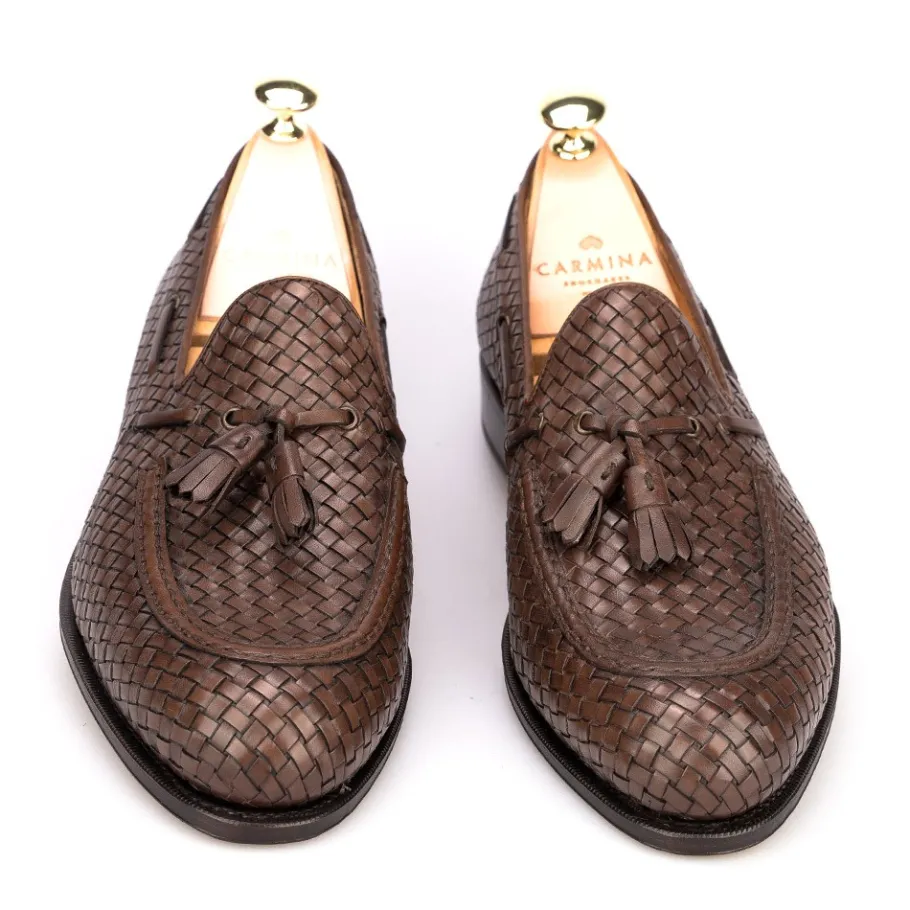 mocassins_a_gland_marron_cuir_tresse__carmina_3.webp New Carmina MOCASSINS A GLAND MARRON CUIR TRESSE | BROWN