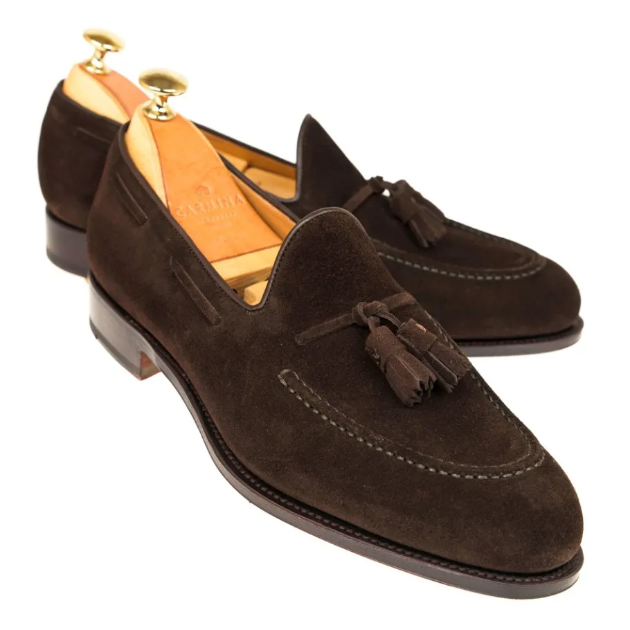mocassins_a_gland_marron_daim__carmina_0-2.webp Fashion Carmina MOCASSINS A GLAND MARRON DAIM | BROWN