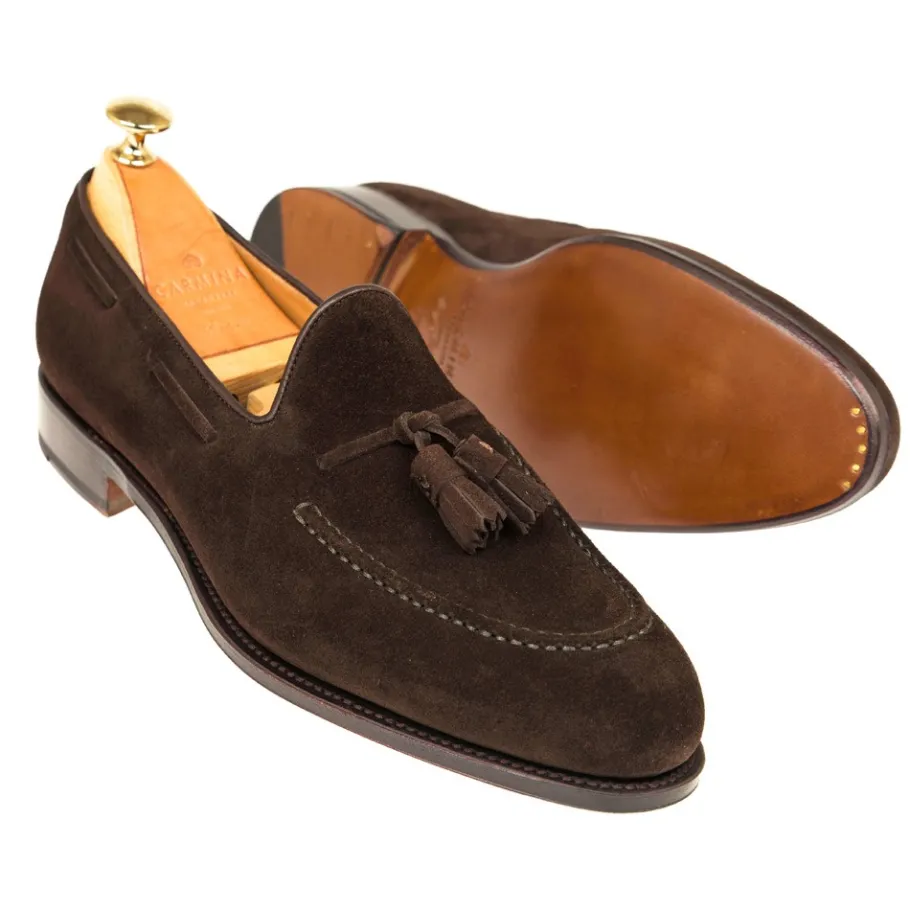 mocassins_a_gland_marron_daim__carmina_1-2.webp Fashion Carmina MOCASSINS A GLAND MARRON DAIM | BROWN