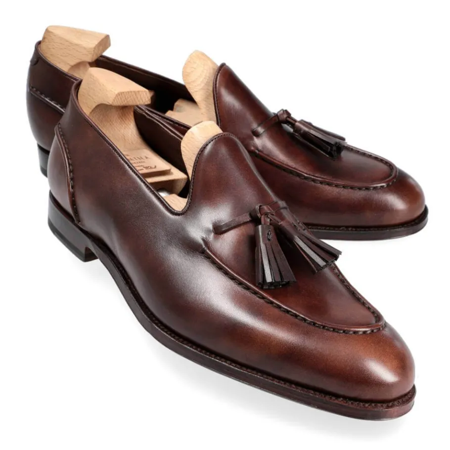 mocassins_a_gland_marron_museum__carmina_0.webp Fashion Carmina MOCASSINS A GLAND MARRON MUSEUM | BROWN